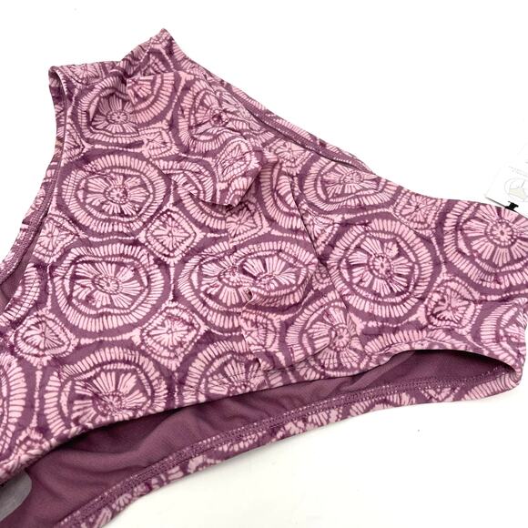 Shade & Shore Pink Mandala Print Bikini Bottom Size Small NWT - Picture 7 of 7